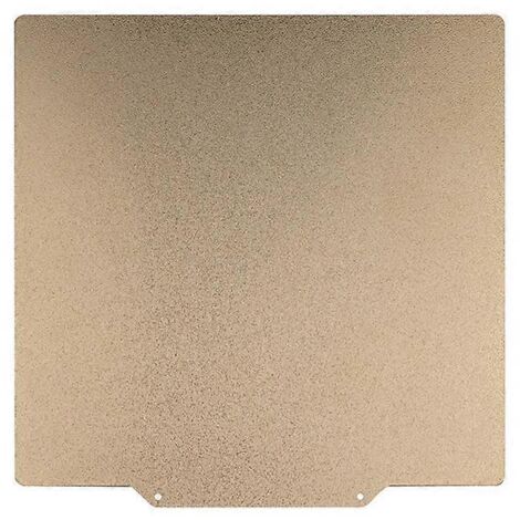 Tôle d'acier Pei à revêtement en poudre double face pour impression 3D, surface carrée - 220 mm (1/5)