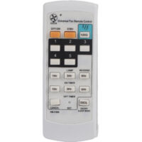 Télécommande Universelle Ventilateur Blanc ABS - Compatible KDK ELMARK - Contrôleur Électrique Durable