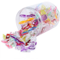 100 Pièces Pinces à Quilting Colorées pour Couture, Patchwork et Ourlets