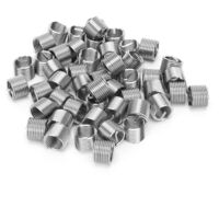 50 Pièces Filetés Mâle Femelle Réducteur Écrou Réparation Outil Acier Inoxydable Fixation M8x1x1.5D