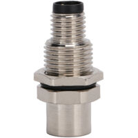 Adaptateur Industriel Laiton M8 IP67 Étanche, Connecteur 4 Broches M8-I4 pour Prise Industrielle