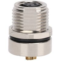 Prise M8 5 broches IP67 étanche pour montage sur panneau - Connecteur adaptateur
