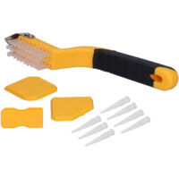 Kit de 11 outils Ă joint silicone, grattoir Ă carrelage et nettoyeur de colle pour sols