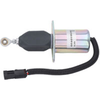 Électrovanne d'arrêt carburant haute sensibilité en acier inoxydable pour excavatrice Daewoo DH300-7, 24V CC