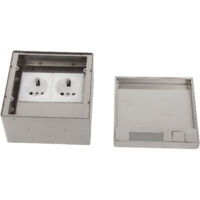 Multiprise Double Prise EU avec Boîtier de Connexion, Prise Murale 250V AC