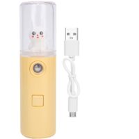 Vaporisateur Visage Portable - Brumisateur Hydratant Soin des Yeux Été - Jaune