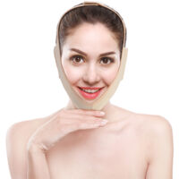 Masque Amincissant Visage - Bandeaux Réducteurs Double Menton et Soins Minceur - Ceintures Visage XL