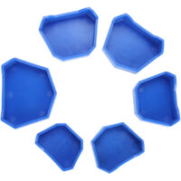 Kit de 6 bases en plâtre dentaire pour empreintes et soins bucco-dentaires