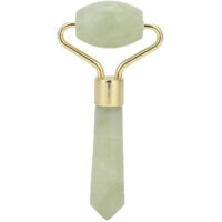 Rouleau de Jade pour le Visage - Massage Anti-Rides et Raffermissant