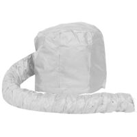 Bonnet Séchoir Capuchon Portable pour Cheveux avec Accessoire Séchoir Argenté