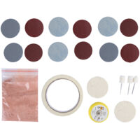 20 pièces / lot Disques de Polissage Montre en Feutre Roues à Polir Kit de Lustrage pour Verre de Montre