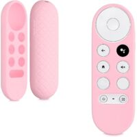 rose Ancien- Tui Compatible Avec Google Chromecast 2020 4k / Chromecast 2022 Hd Coque - Coque Tlcommande Tv En Silicone