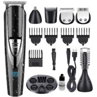 tondeuse Barbe Tondeuse Cheveux Tondeuse Nez-oreilles Electrique Homme Barbes Rasoir Impermeable Pour Couper Barbe