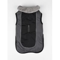 winter Coat For Dog Clothes Waterproof Warm Jacket Soft Fleece Lined Reflective Vest, Small Dog Winter Jacket With Harness Hole (xl Chest Size: 68