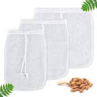 filter Bag For Vegetable Milk And Cream Cheese, Fine Nylon Mesh Filter Bag