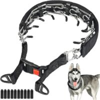 dog Claw Training Collar, Dog Choke Collar With Snap Buckle, No Pull Dog Collarsize L