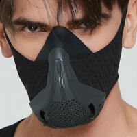 coherent Workout Mask Breathing Mask For Men And Women - Adjustable Resistance Level - Increases Lung Capacity And Endurance - Ideal For Jogging,