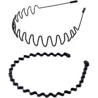 metal Headband For Men And Women - Unisex Non-slip Hair Hoop, Elastic Headbands Sports Accessories For Yoga, Fitness, Running, Cycling, Bathing An