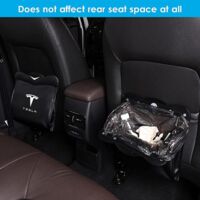 tesla Model 3 Model Y Trash Can Back Seat Garbage Bin Hanging Organizer Magnet Switch Waterproof Trash Bin With Led Light