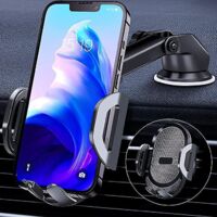 support De Tlphone De Voiture Mobile - Porte Telephone Voiture Mobile Sur Tableau De Bord, Pare-brise, Grille D'aration, Repose Telephone Voiture