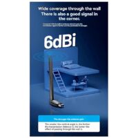 Adaptateur sans fil AC650 WiFi5 5G et 2,4G, clé USB sans fil