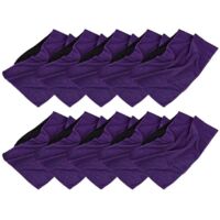 Serviette de sport violette à séchage rapide, idéale pour la salle de sport.