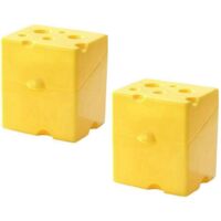 Boîte à fromage en tranches (2 pièces) - Porte-tranches de fromage
