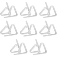 Pinces à nappe en plastique transparent, pinces pour nappes en plastique transparent --