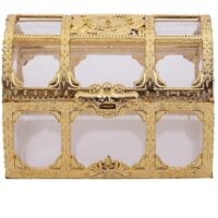 Mini Jewelry Box Candy Ring Earrings Storage Organizer Gold S--