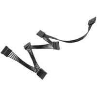 15 Pin SATA Power Extension Hard Drive Cable 1 Male to 5 Female Power--