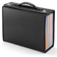 24 Pockets Expanding File Folder Accordian File Organizer for Office--