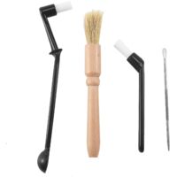 4 Pcs Coffee Machine Cleaning Set Coffee Grinder Group Cleaning Brush--