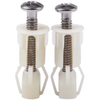 2pcs Toilet Seat Screws Toilet Seats Hinges Type&Size:4 38Mmx5mm--