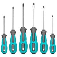 Magnetic Screwdriver Set, 6-Piece Screwdriver Set--