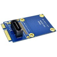 MSATA to SATA Adapter Card Mini SATA to 7Pin SATA Mini PCIe Card--