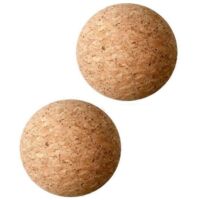 2 Pieces Wooden Cork Stopper, for Wine Carafe Bottle 2.4 Inch/ 6.1 cm--