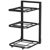 Sink Shelf Pot Rack Under Cabinet Storage Organizer 3-Layer--