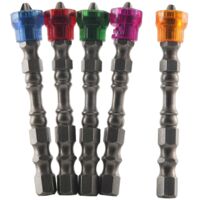5X Hex Magnetic Screwdriver 65mm S2 PH2 Single Head Bit Tool 5 Color--