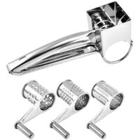 Cheese Shredder, Manual Cheese Grinder Drum Grater Cheese Drum Grater--