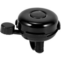 Aluminum Bike Bell Ring for Adults Men Women Kids Girls Boys (black)--