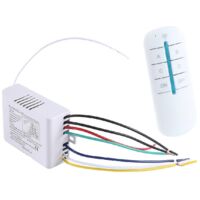 4 Way Light Lamp Digital Wireless Remote Control Switch ON/OFF 220V--