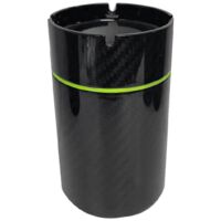 Portable Car Ashtray with Cover DetachableInner Mini Car Trash Can--
