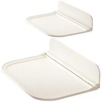 2PCS Portable Bedside Storage Shelf Wall-Mounted Rack, C--
