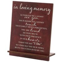 Loving Memory Wedding Sign, Wedding Wooden for Reception--