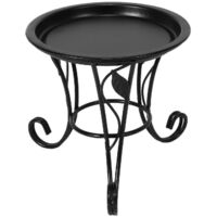 European Style Flower Stand Iron Stand+Iron Plate for Desktop Balcony--
