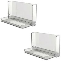 Small Floating Shelf for Wall, Foldable Bathroom Shelf Wall Mount,B--