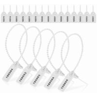 1000 Pcs Plastic Tamper Seals Tags White--