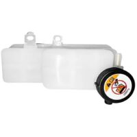 Car Coolant Reservoir Tank Recovery Tank with Caps for Toyota-White-