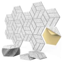 Self-Adhesive Acoustic Panels,Hexagon Sound Proof Foam Panels B--