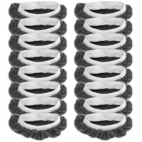 Washable Steam Cleaner Pads for Handheld Steam Cleaner-Gray-